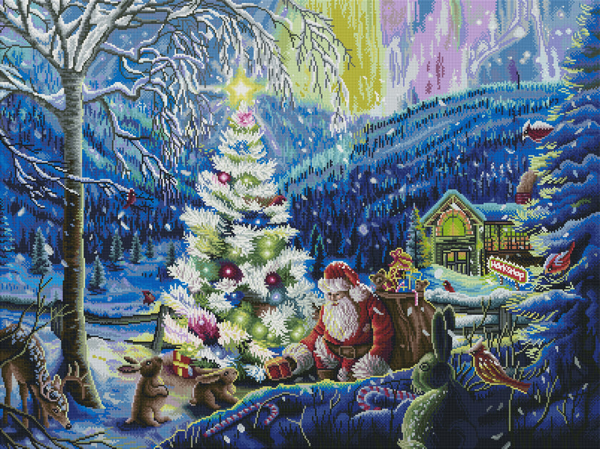 Christmas Scene by Dakota Daetwiler (Hand Rendered)