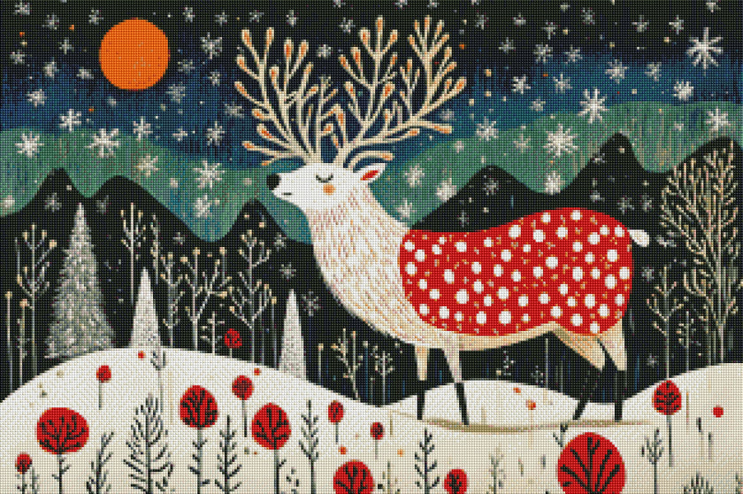 A Reindeer Winter by Kimberly McGuiness