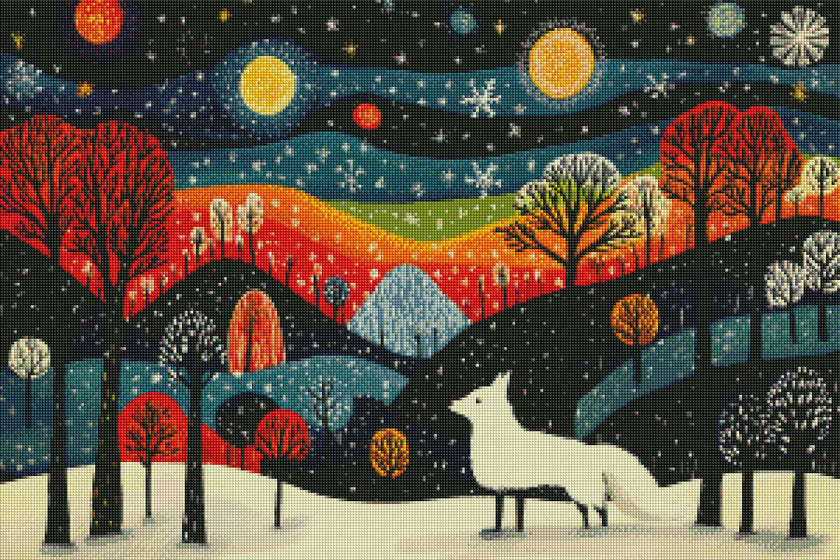 An Arctic Fox Winter by Kimberly McGuiness