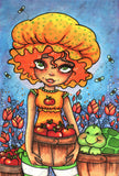 Apple Dumpling and Tea Time Turtle by Regan Kubecek (Hand Rendered)
