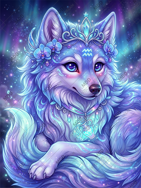 Aquarius Wolf by Dreamy Witch
