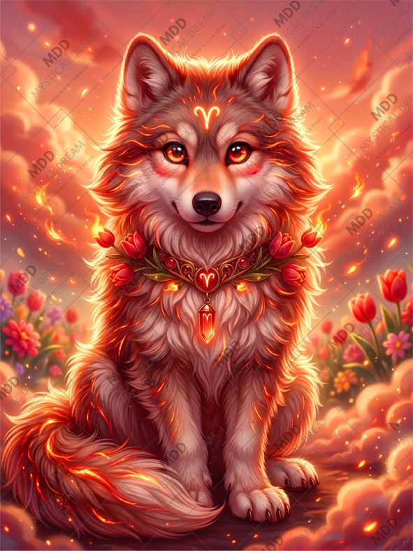 Aries Wolf by Dreamy Witch
