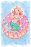 Donut Mermaid by Audra Esch