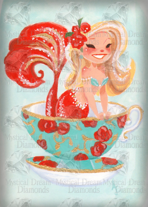 Teacup Mermaids RedTail by Audra Esch