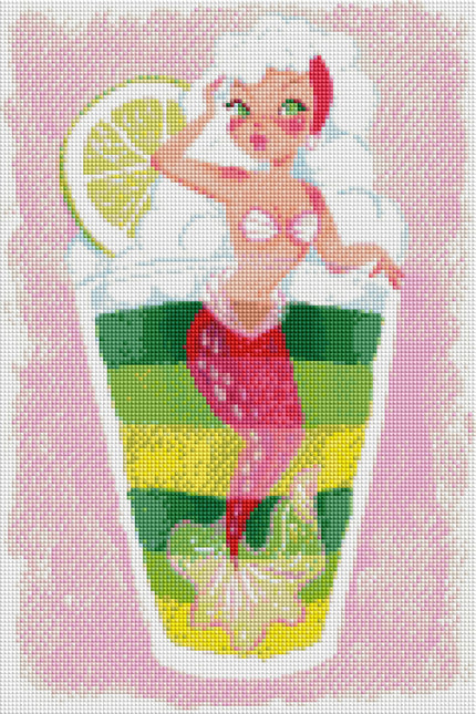 Lime Jello Mermaid by Audra Esch