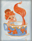 Teacup Mermaids OrangeTail by Audra Esch