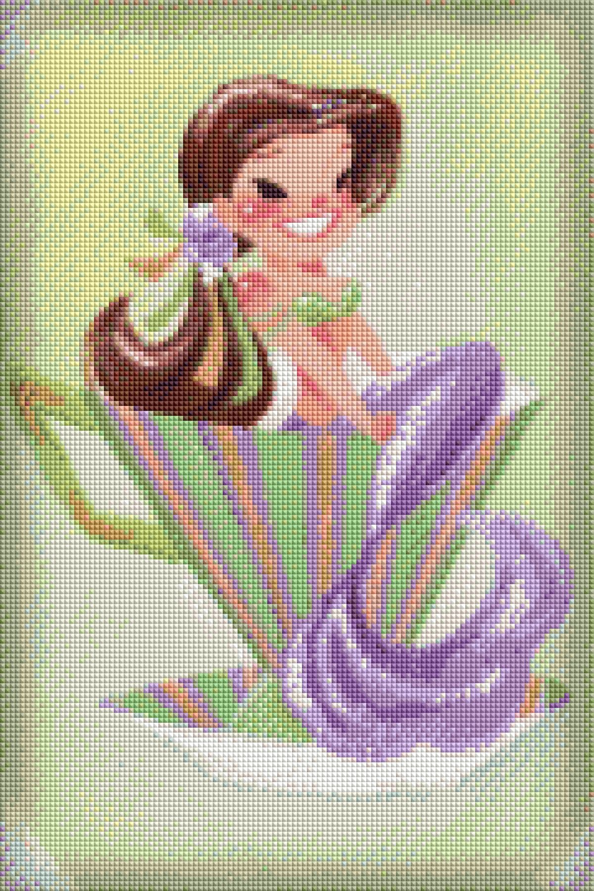 Teacup Mermaids PurpleTail by Audra Esch