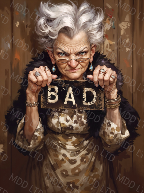 Baddie Granny by Miss Ai. Princess