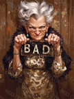 Baddie Granny by Miss Ai. Princess