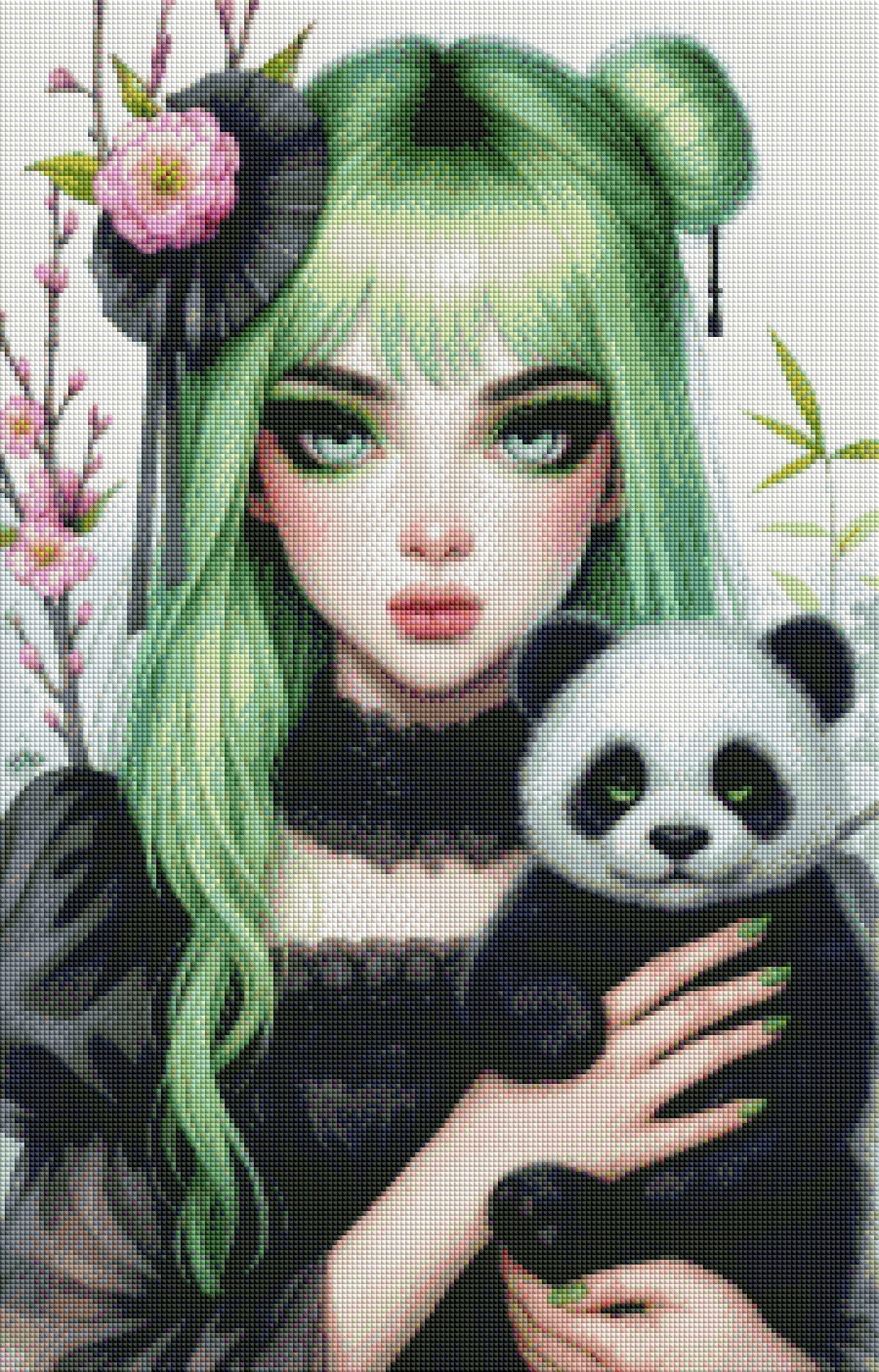 Bamboo Panda by Cocomarshmallow Art