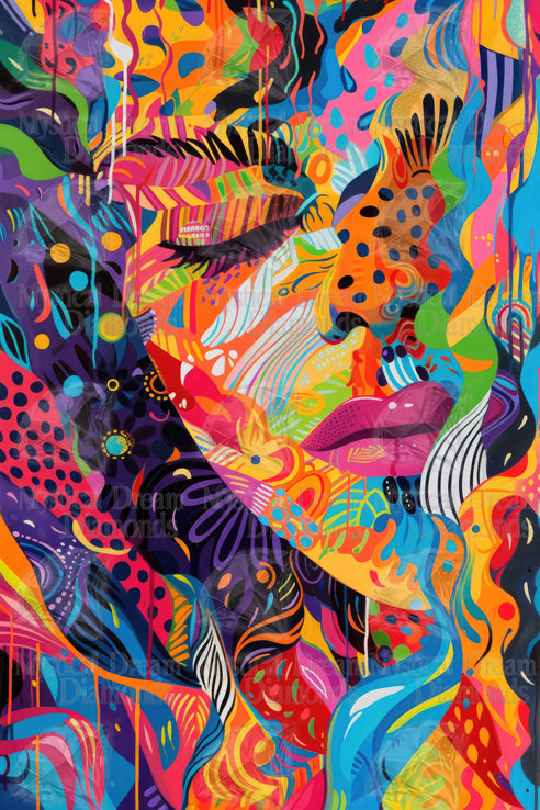 Barbiecore Abstract 1 by Ryan James