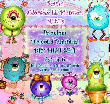 Besties Adorable Lil Monsters Minis by Sherri Baldy