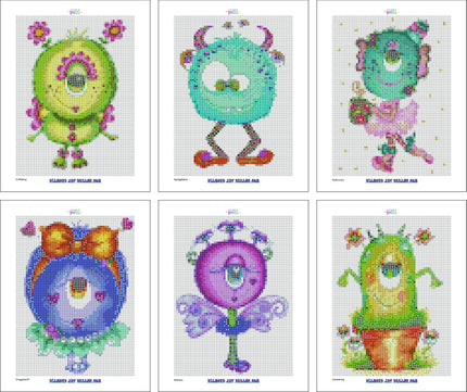 Besties Adorable Lil Monsters Minis by Sherri Baldy