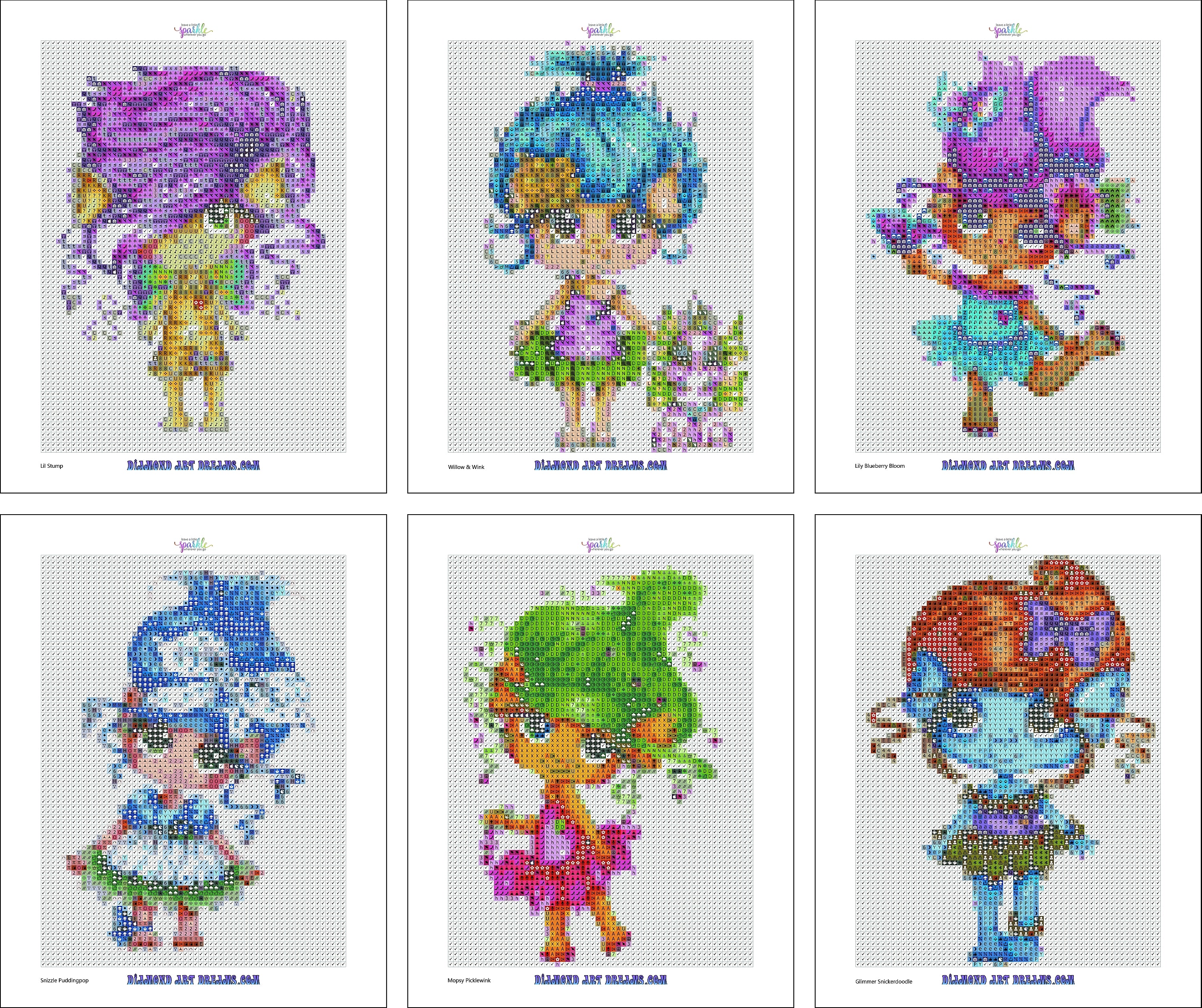 Besties Tiny Trolls Minis by Sherri Baldy