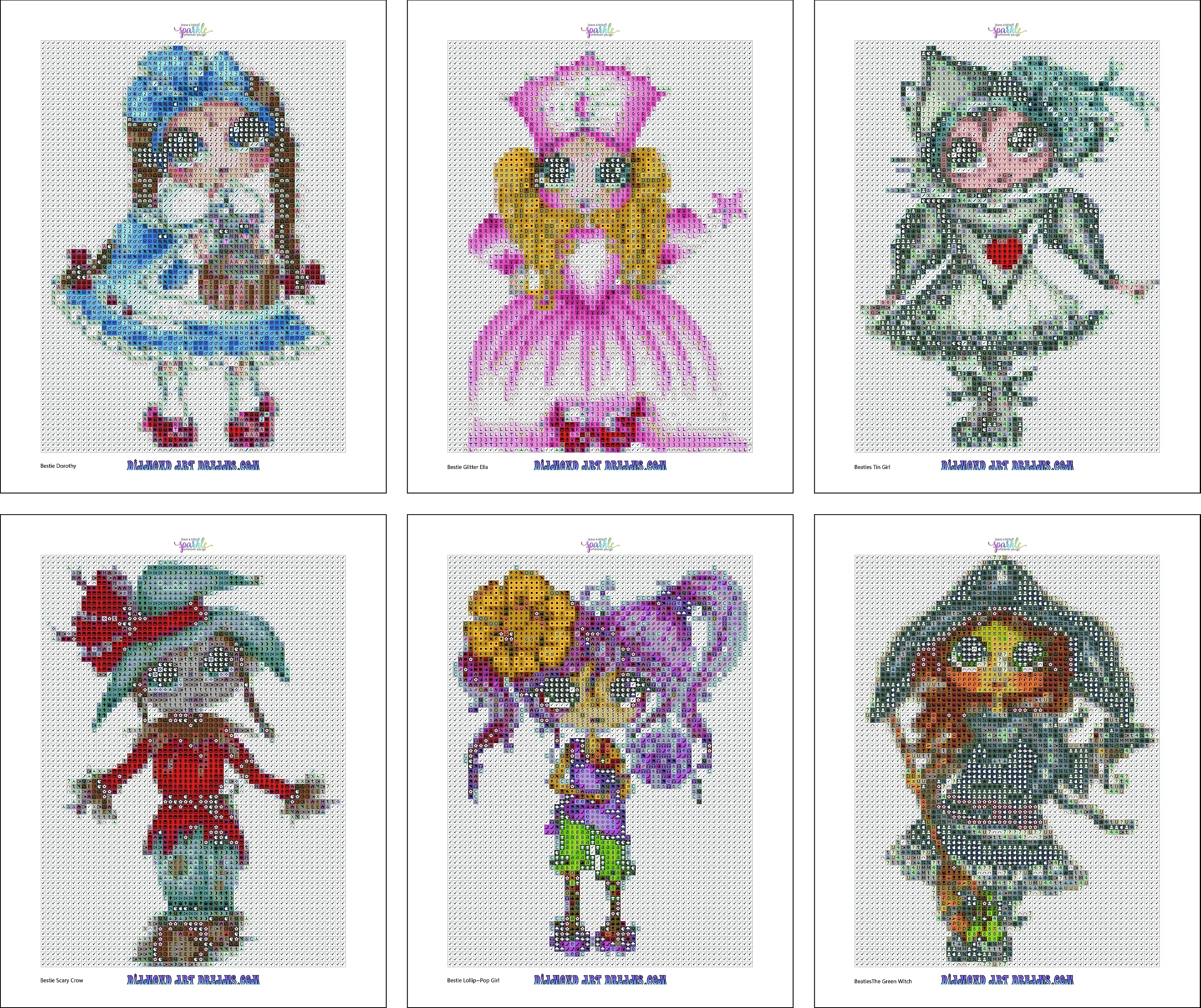 Besties of Oz Minis by Sherri Baldy