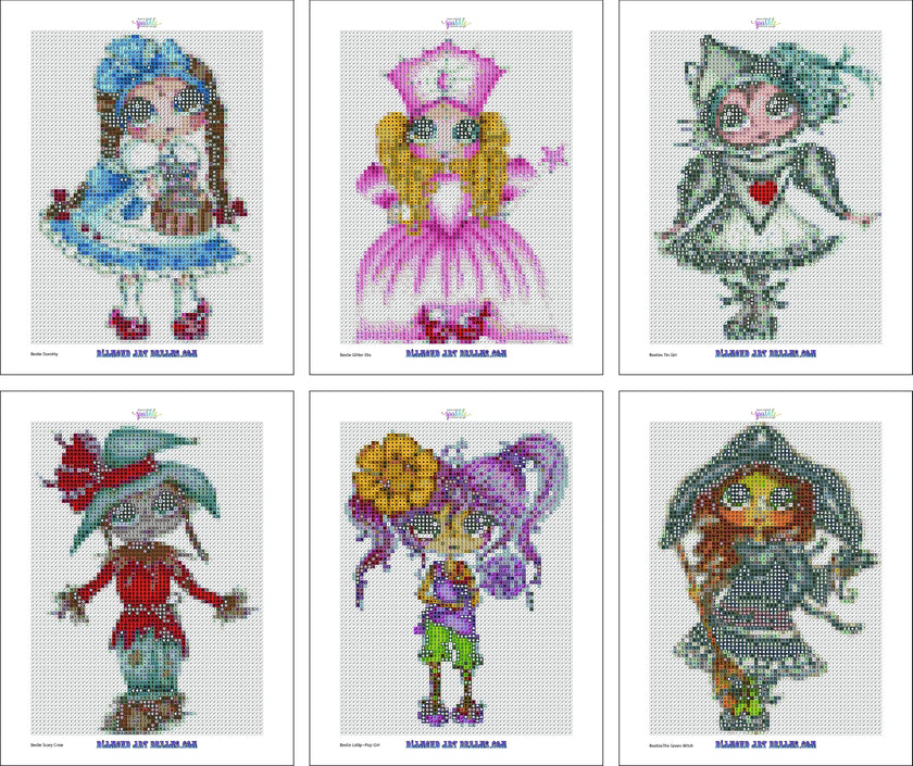 Besties of Oz Minis by Sherri Baldy