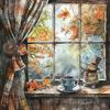 Between Autumn and Winter by Sakura