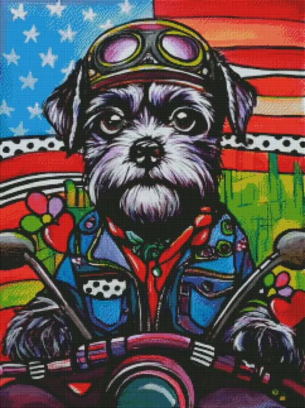 Biker Pup by Mariella Rinaldi