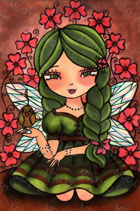 Birdy Love by Regan Kubecek (Hand Rendered)