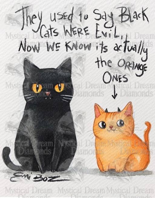 Black Cats Were Evil by Emi Boz