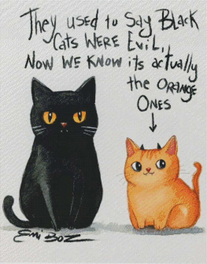 Black Cats Were Evil by Emi Boz