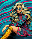 Blondy Blue by Laura Peres