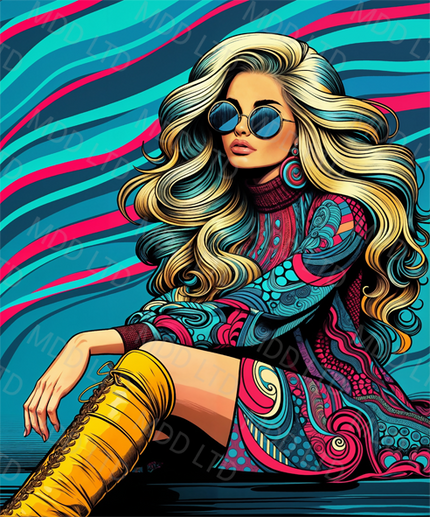Blondy Blue by Laura Peres