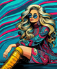 Blondy Blue by Laura Peres
