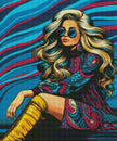Blondy Blue by Laura Peres