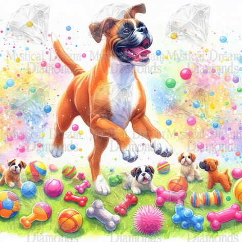 Bouncy Boxer by Cocomarshmallow Art