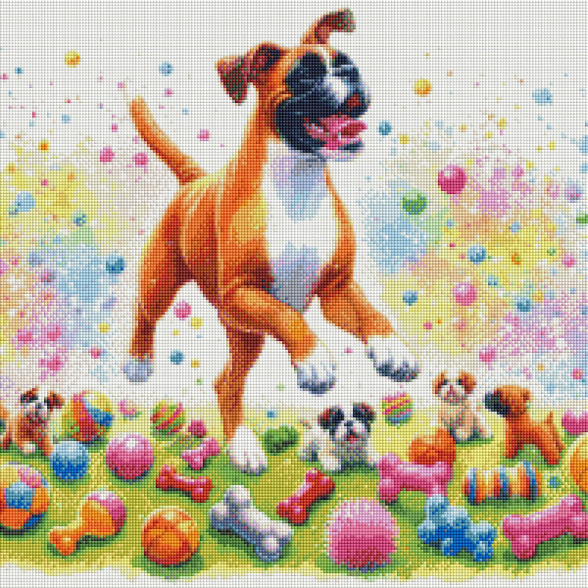 Bouncy Boxer by Cocomarshmallow Art