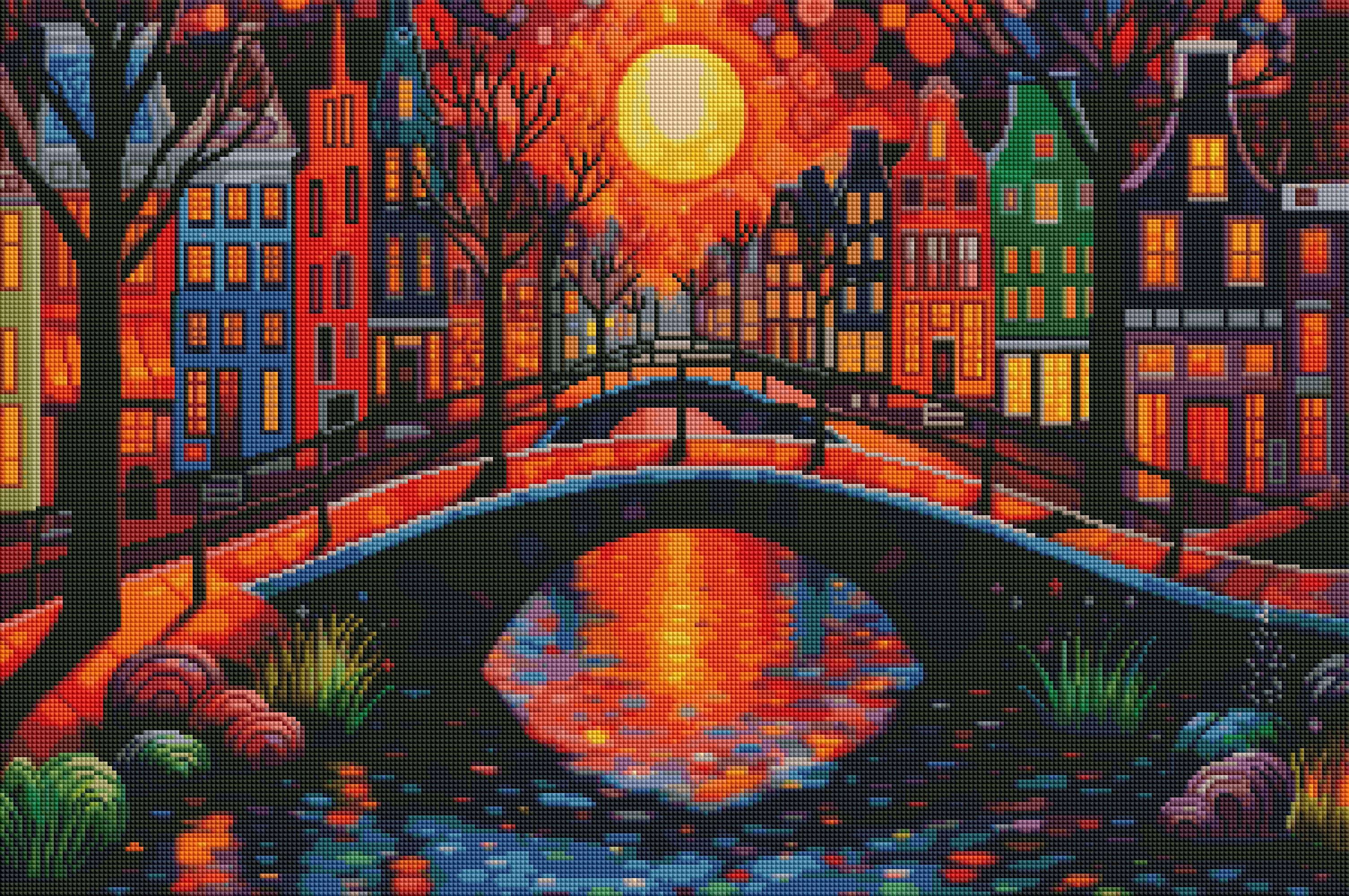 Bridges of Amsterdam 3 by Ryan James (Hand Rendered)