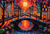 Bridges of Amsterdam 3 by Ryan James (Hand Rendered)