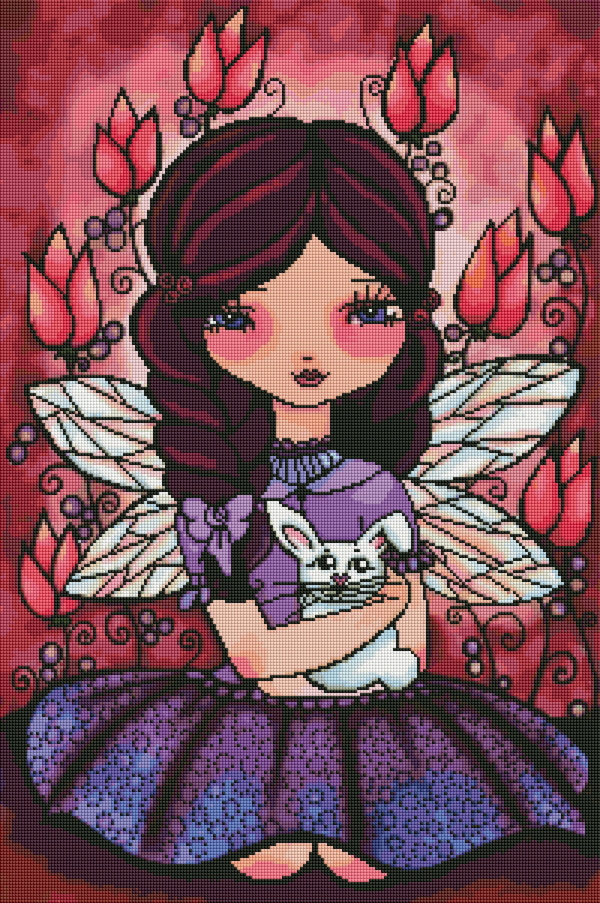 Bunny Love by Regan Kubecek  (Hand Rendered)
