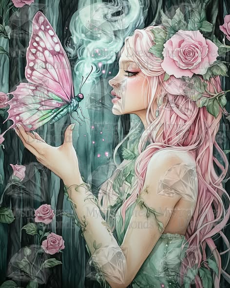 Butterfly Whisperer by Cocomarshmallow Art