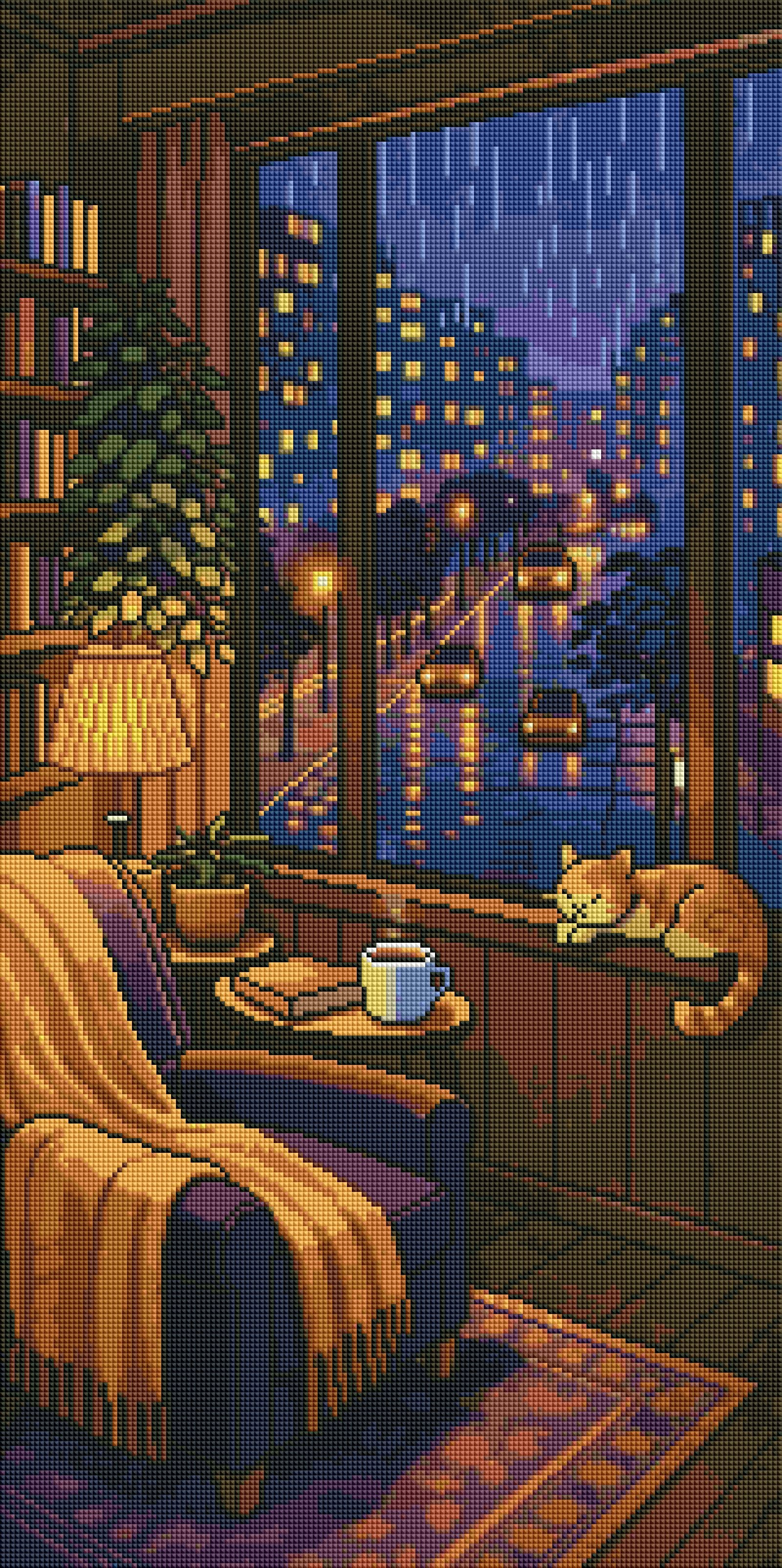 Cozy Evening Vibes by S & P Studio (Hand Rendered)