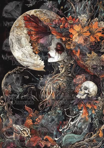 Calavera de las Hojas by Sakura