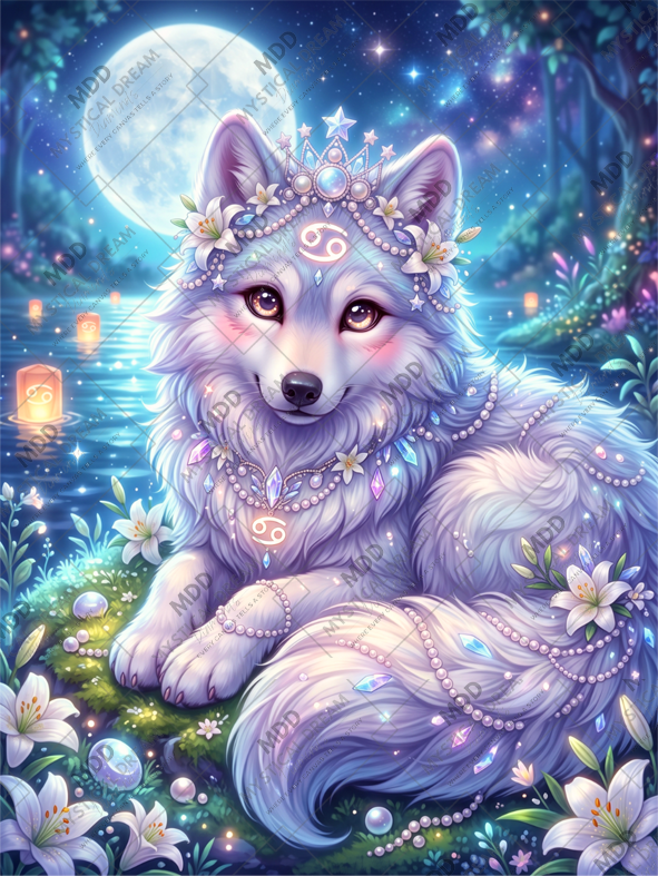 Cancer Wolf by Dreamy Witch