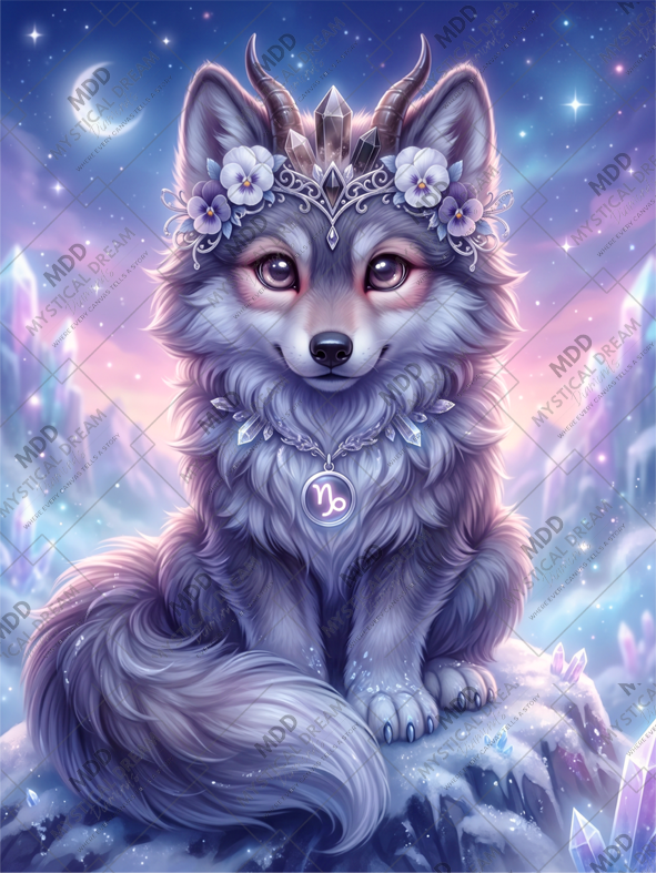 Capricorn Wolf by Dreamy Witch