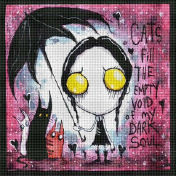Cats Fill the Empty Void of My Dark Soul by Emi Boz