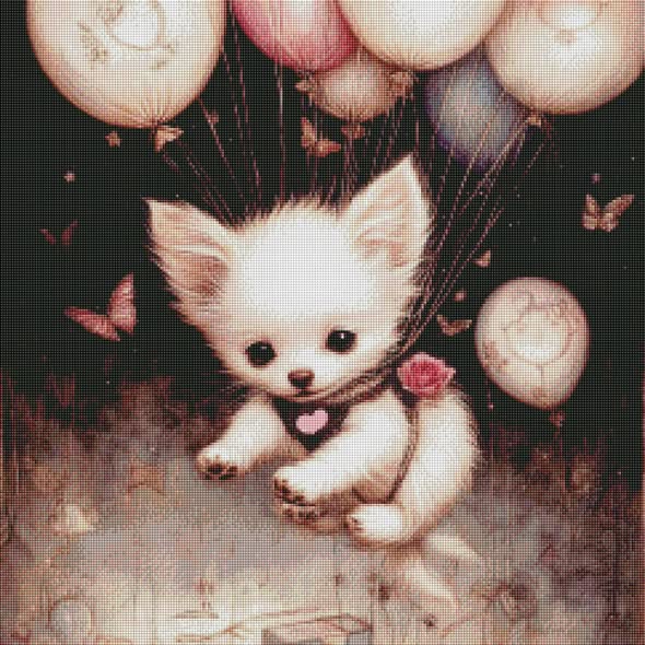 Chihuahua Moonride by Cocomarshmallow Art