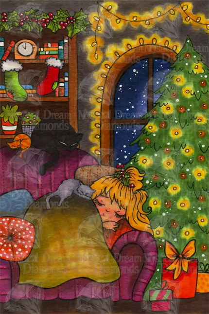 Christmas Dreams by Regan Kubecek (Hand Rendered)