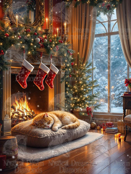 Christmas Eve Quiet by Rowan Lewgalon Ai Art