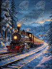 Christmas Express by Rowan Lewgalon Ai Art