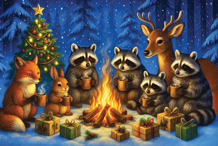 Christmas Forest Holiday Cheer by Kimberly McGuiness