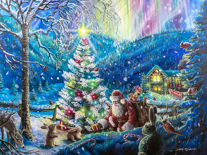 Christmas Scene by Dakota Daetwiler (Hand Rendered)