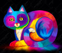 Chromatic Catitude by Nick Gustafson (Hand Rendered)