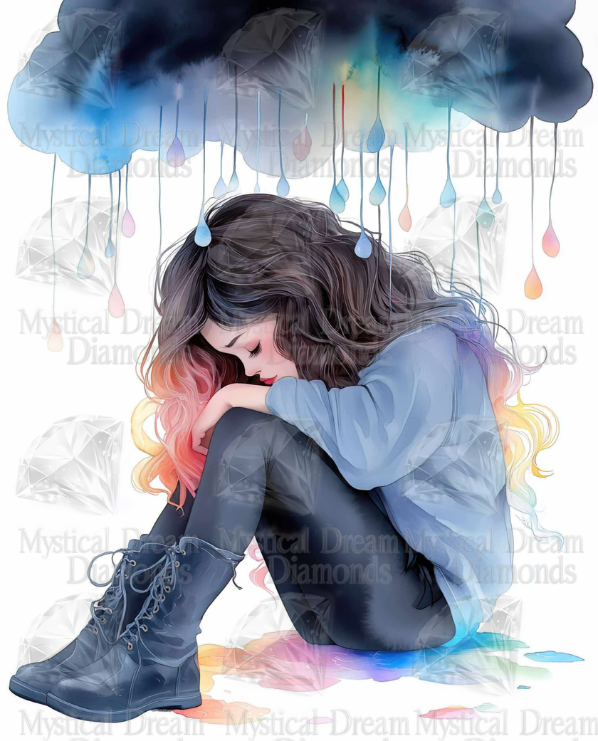 Cloudy Day with a Chance of Tears by Cocomarshmallow Art