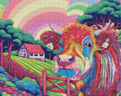 Colourful Cow Farm by Patty Vicknair