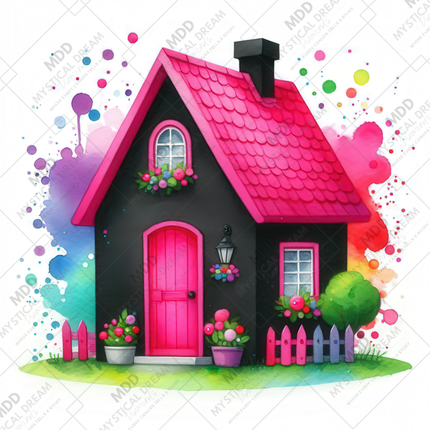 Colorful Home by Cocomarshmallow Art